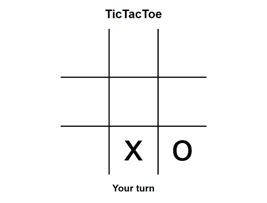 Tic Tac Toe with AI opponent